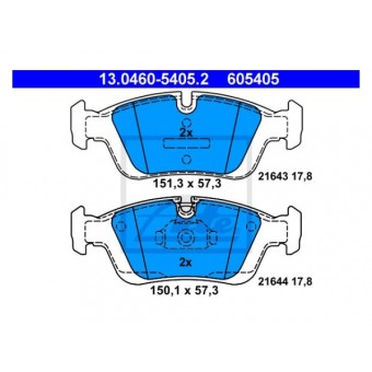 Fren Balatası E36 E46 Ön 316>328i; 318>325d/td/tds