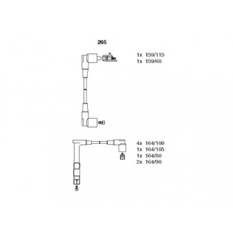 Buji Kablosu M119 [W124 W140 W210] Set