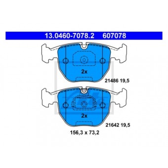 Fren Balatası E38 X5:E53 Ön 740i; 3.0i/d>4.4i