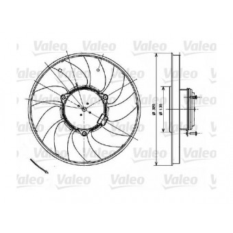 Fan Motoru Spr906 Sol 340W