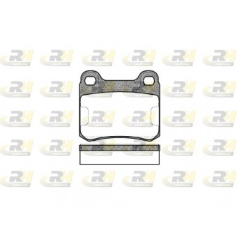 Fren Balatası W124 W202 Arka E200>300; C180>280