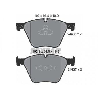 Fren Balatası F07 F01 X5:F15 X6:F16 Ön 550i; 750/760i; X5/X6 -M-