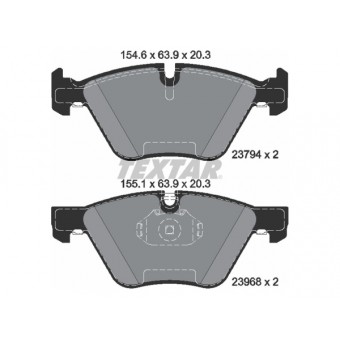 Fren Balatası E90 X1:E84 Ön 320>330i/d; 2.5/2.8i 2.3d