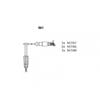 Buji Kablosu M111 [W202 W210] Set